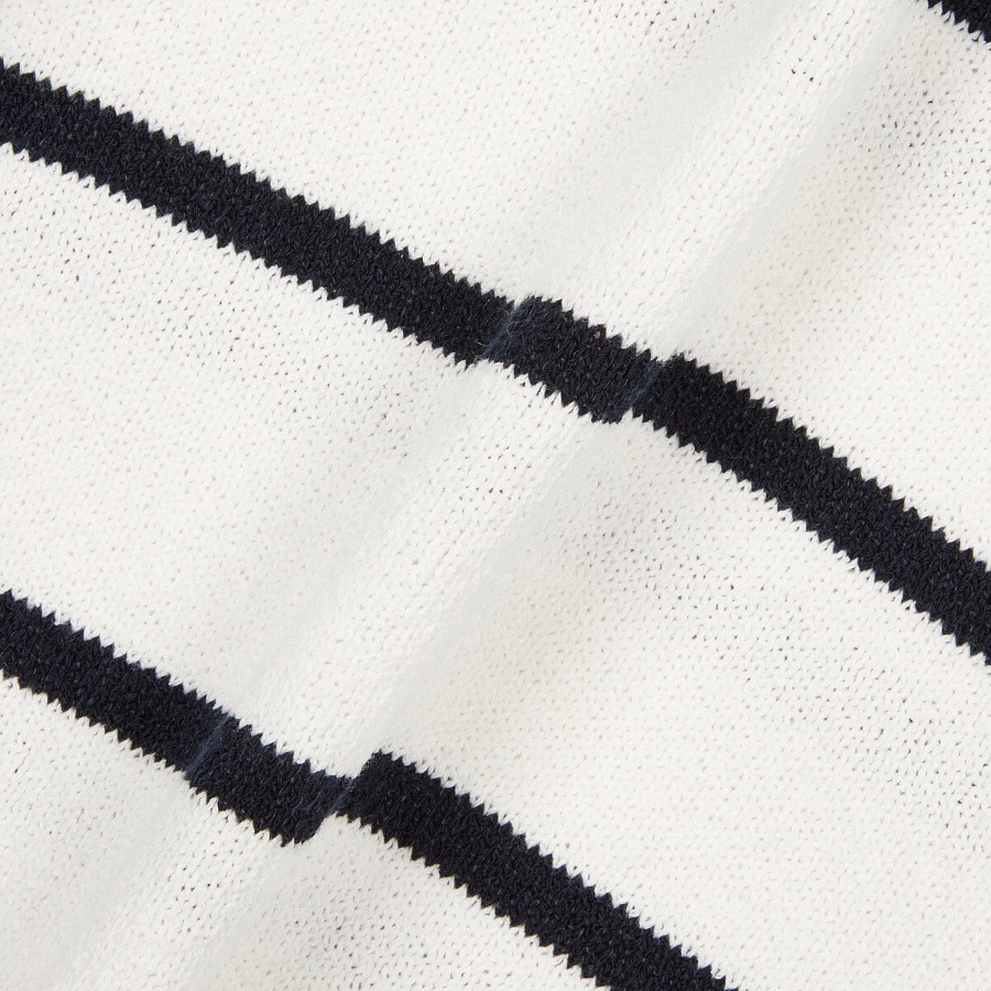 JAJU Boucle Stripe Knit – Light Blue