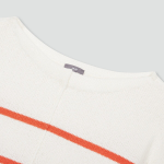 JAJU Boucle Stripe Knit – Light Orange