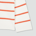 JAJU Boucle Stripe Knit – Light Orange