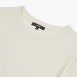 JAJU Ribbed Long-Sleeve Knit – Ivory