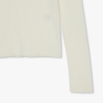 JAJU Ribbed Long-Sleeve Knit – Ivory