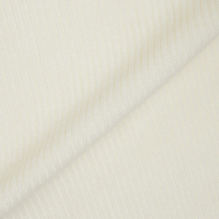 JAJU Ribbed Long-Sleeve Knit – Ivory