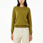 JAJU Round-Neck Knit – Olive
