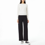 JAJU Round-Neck Knit – Ivory