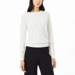 JAJU Round-Neck Knit – Ivory