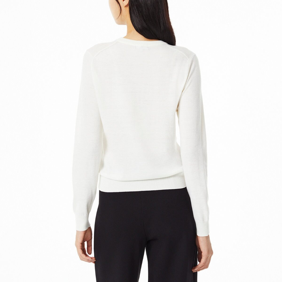 JAJU Round-Neck Knit – Ivory