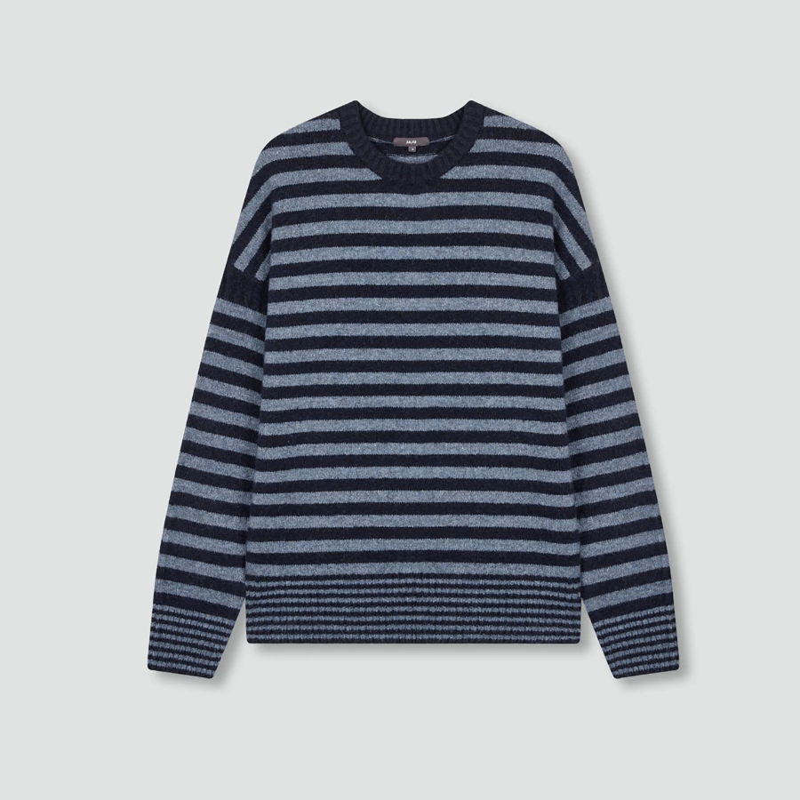 JAJU Stripe Knit – Navy