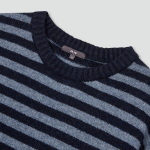JAJU Stripe Knit – Navy