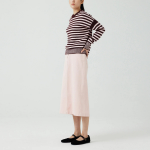 JAJU Stripe Knit – Burgundy