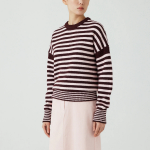 JAJU Stripe Knit – Burgundy