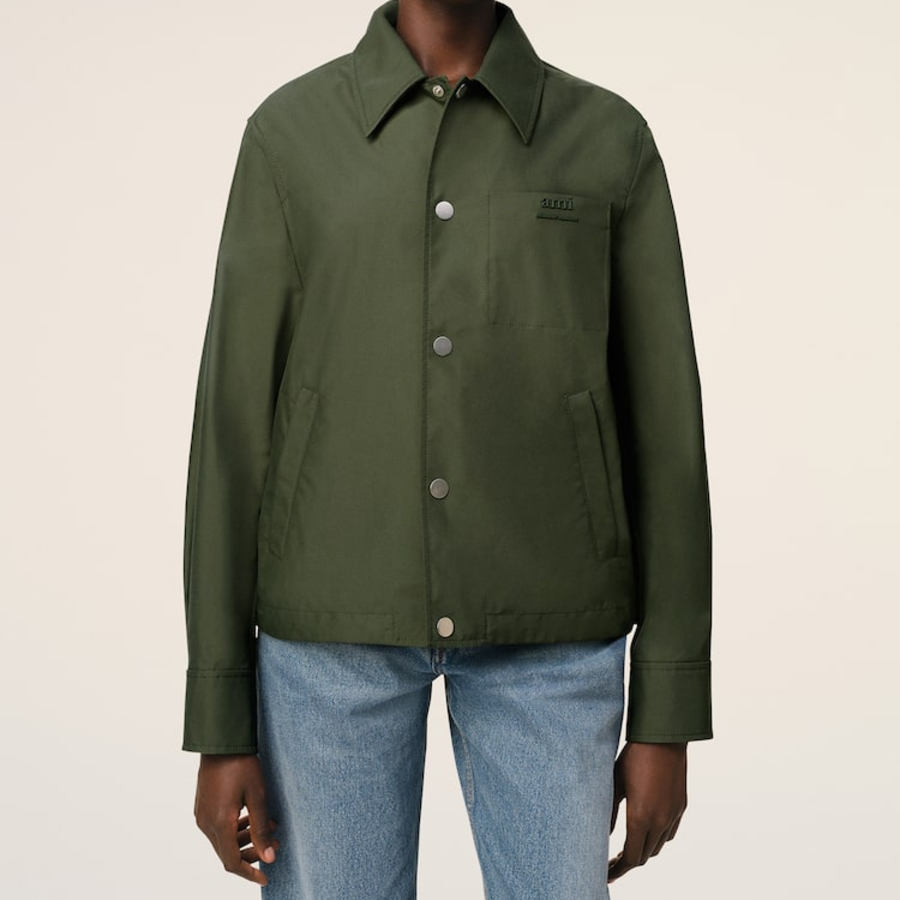 AMI (Unisex) Ami Coach Jacket – Khaki