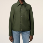 AMI (Unisex) Ami Coach Jacket – Khaki