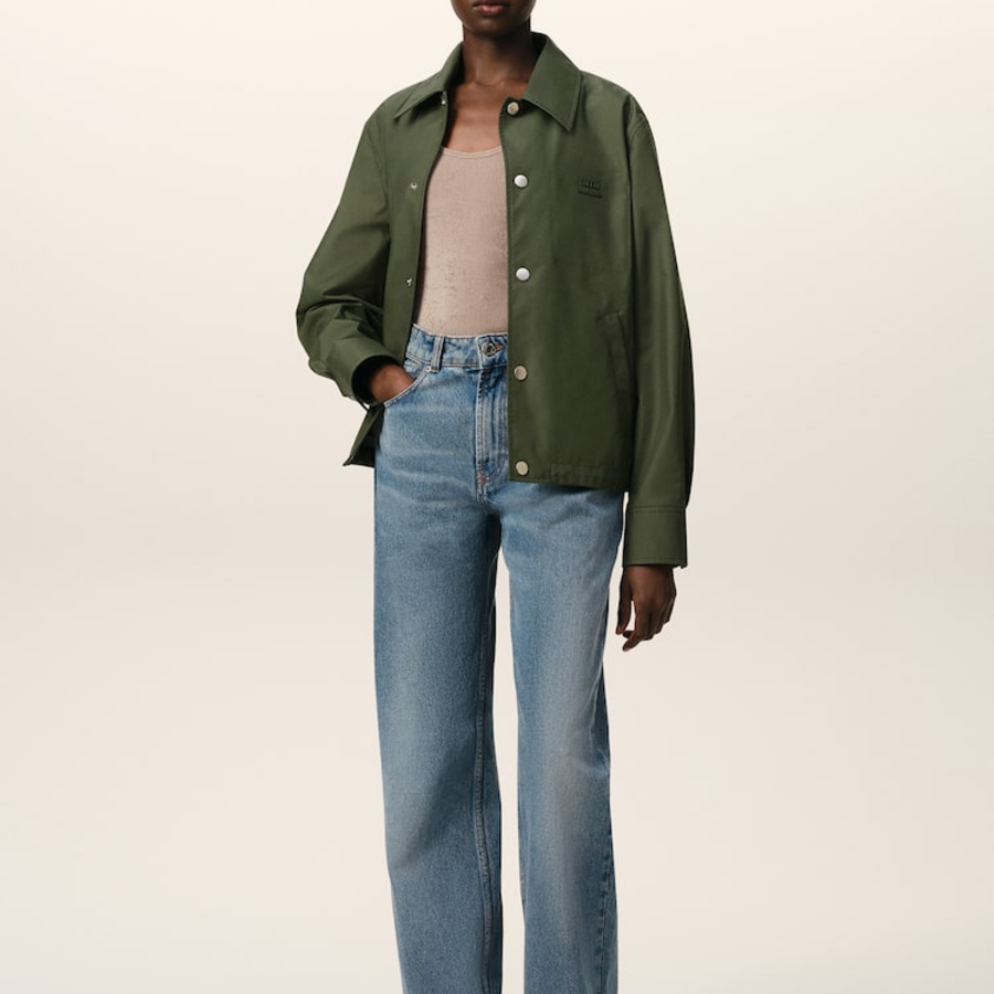 AMI (Unisex) Ami Coach Jacket – Khaki