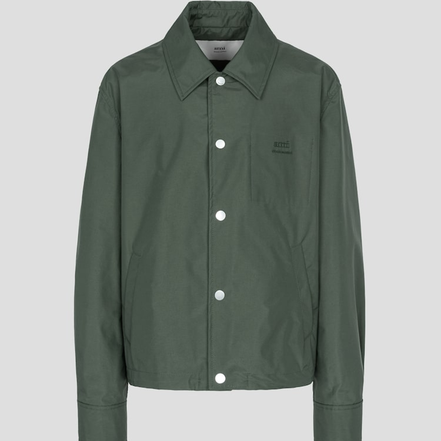 AMI (Unisex) Ami Coach Jacket – Khaki