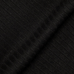 JAJU Hairy Ribbed Zip-Up Cardigan – Black