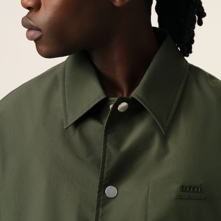 AMI (Unisex) Ami Coach Jacket – Khaki