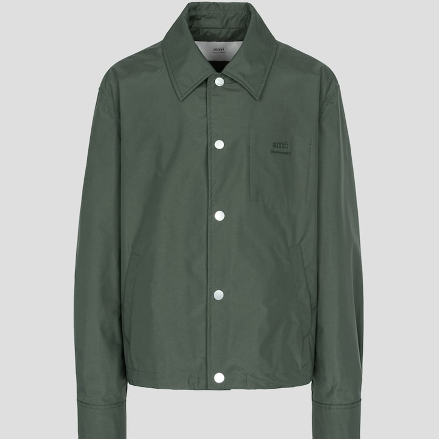 AMI (Unisex) Ami Coach Jacket – Khaki