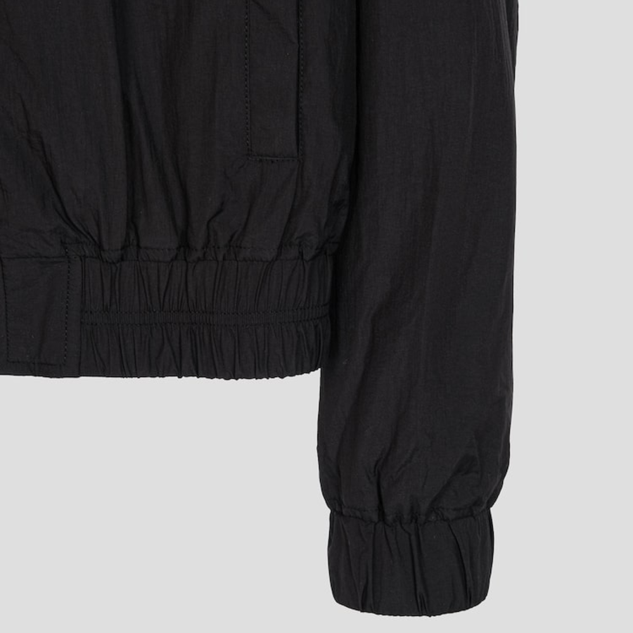 AMI (Unisex) Ami Zipped Windbreaker – Black