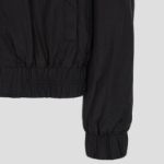 AMI (Unisex) Ami Zipped Windbreaker – Black