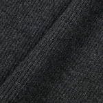 JAJU Ribbed Turtleneck Knit – Charcoal
