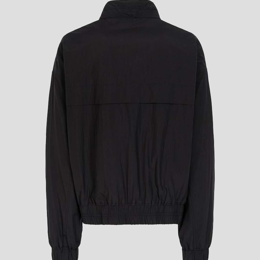 AMI (Unisex) Ami Zipped Windbreaker – Black