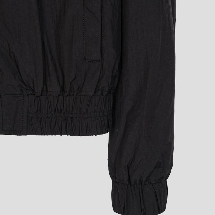 AMI (Unisex) Ami Zipped Windbreaker – Black