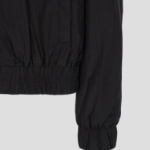 AMI (Unisex) Ami Zipped Windbreaker – Black