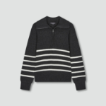 JAJU Half-Zip Knit – Dark Grey