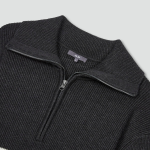 JAJU Half-Zip Knit – Dark Grey