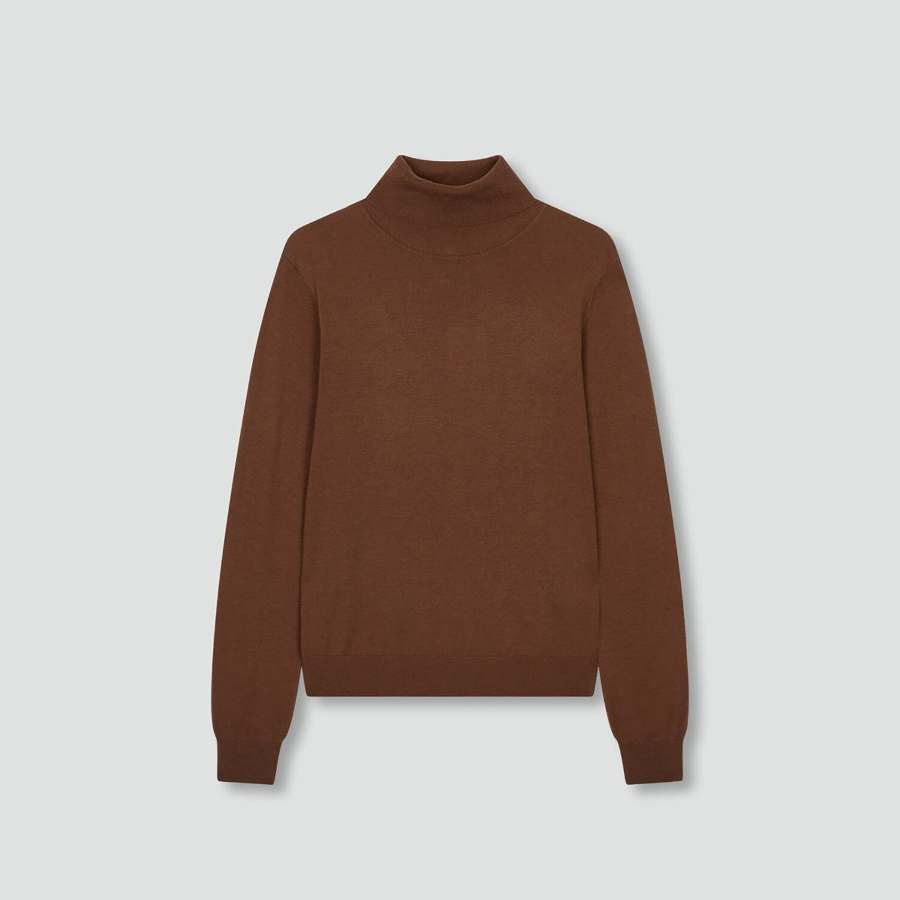 JAJU Turtleneck Knit – Brown