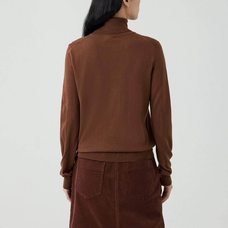 JAJU Turtleneck Knit – Brown