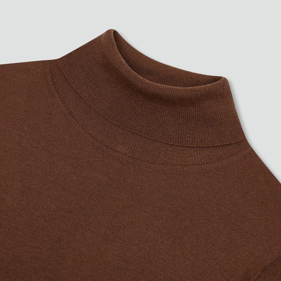 JAJU Turtleneck Knit – Brown