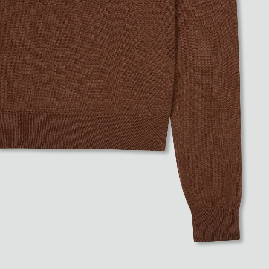 JAJU Turtleneck Knit – Brown