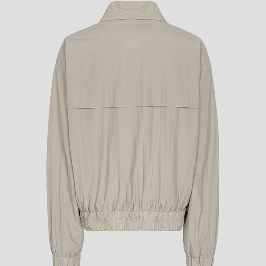 AMI (Unisex) Ami Zipped Windbreaker – Beige