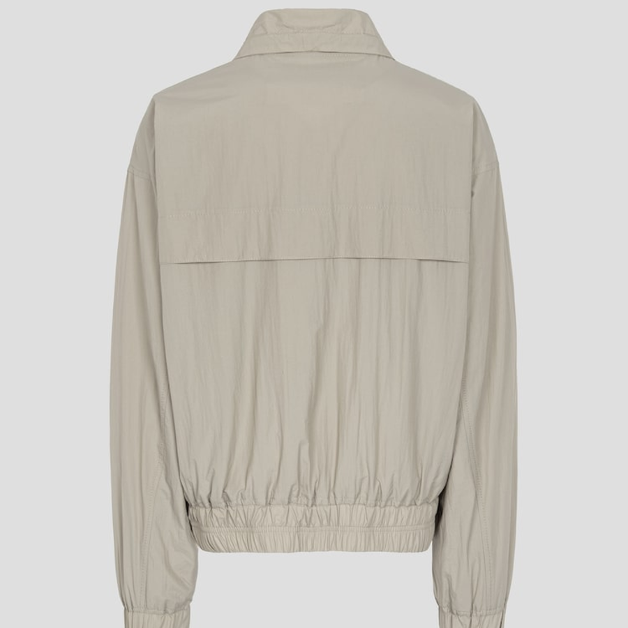 AMI (Unisex) Ami Zipped Windbreaker – Beige