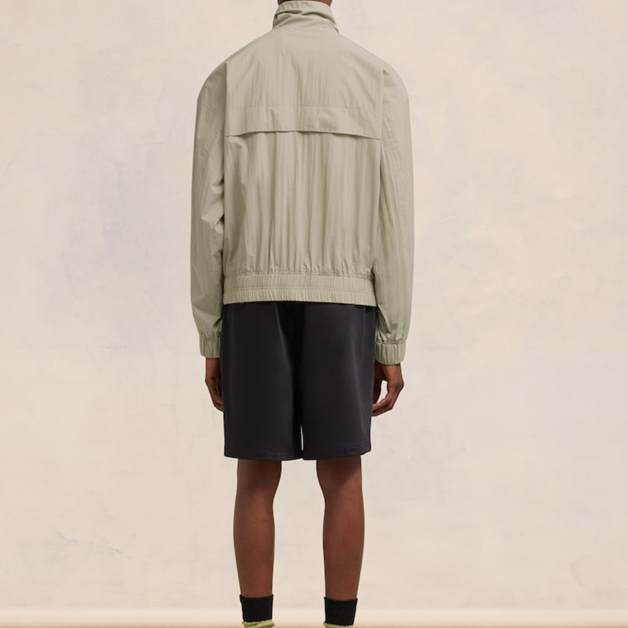 AMI (Unisex) Ami Zipped Windbreaker – Beige