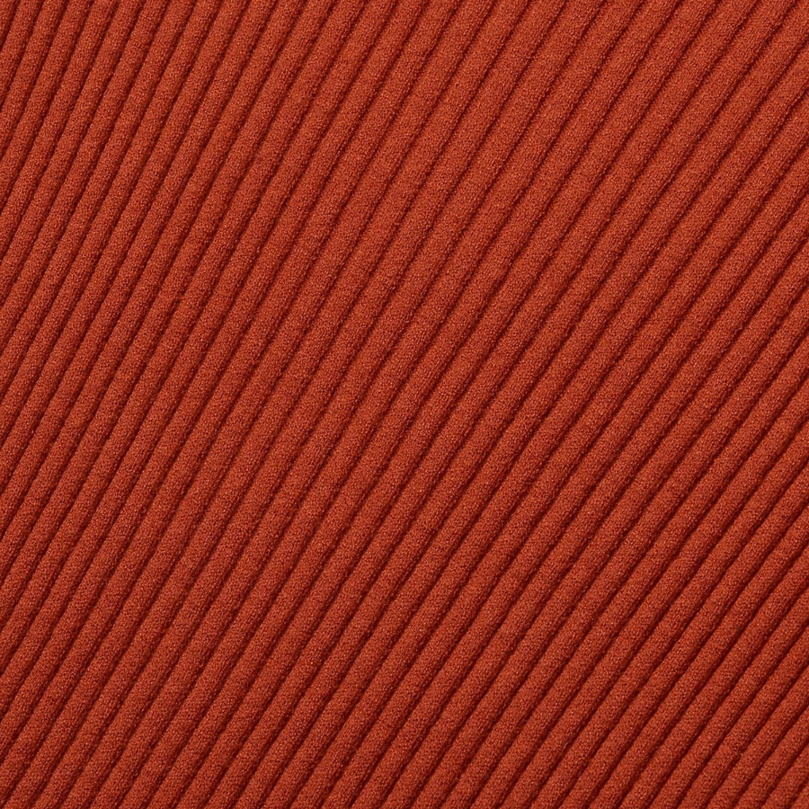 JAJU Zip-Up Collar Cardigan – Orange