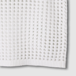 JAJU Crochet Knit Vest – White