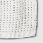 JAJU Crochet Bustier Vest – White