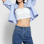 JAJU Crochet Bustier Vest – White