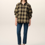 AMI (Unisex) Pocket Overshirt – Brown/Beige