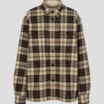 AMI (Unisex) Pocket Overshirt – Brown/Beige