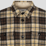 AMI (Unisex) Pocket Overshirt – Brown/Beige