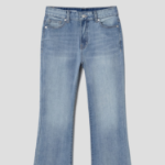 8 seconds Mid-Length Bootcut Lightweight Denim — Sky Blue