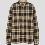 AMI (Unisex) Pocket Overshirt – Brown/Beige