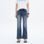 8 seconds Mid-Length Bootcut Lightweight Denim — Blue