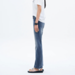 8 seconds Mid-Length Bootcut Lightweight Denim — Blue