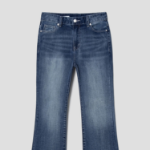 8 seconds Mid-Length Bootcut Lightweight Denim — Blue
