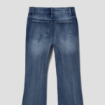 8 seconds Mid-Length Bootcut Lightweight Denim — Blue