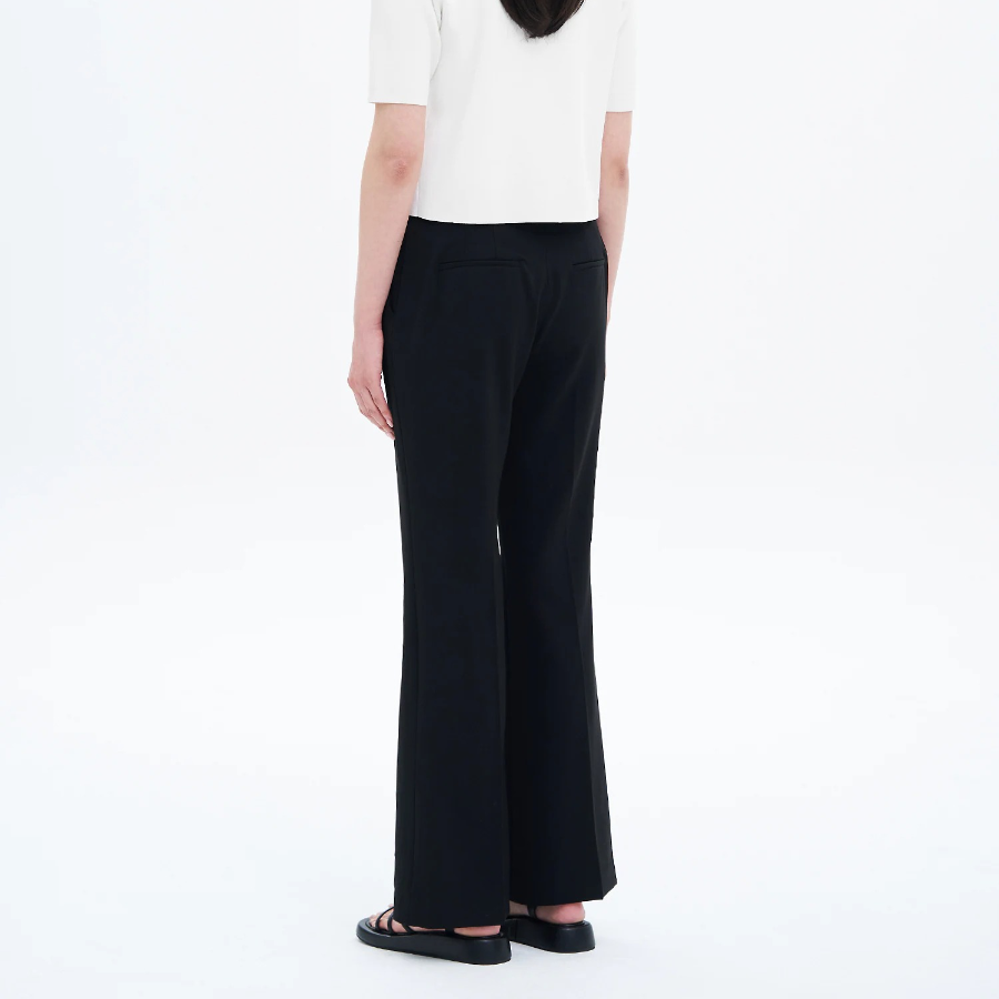 8 seconds Summer Bootcut Slacks — Black